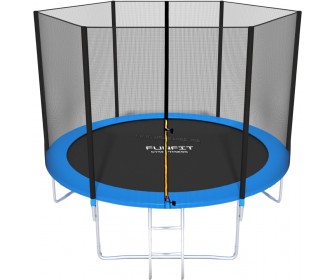 Trambulina cu plasa de protectie FunFit 846 312cm (Blue/Black)