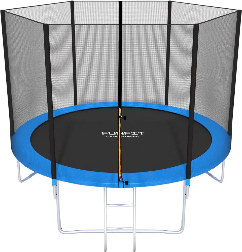 Trambulina cu plasa de protectie FunFit 846 312cm (Blue/Black)