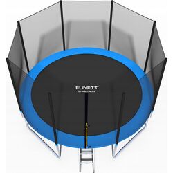 Батут с защитной сеткой FunFit FT 12 845 374cm (Blue/Black) Thumb