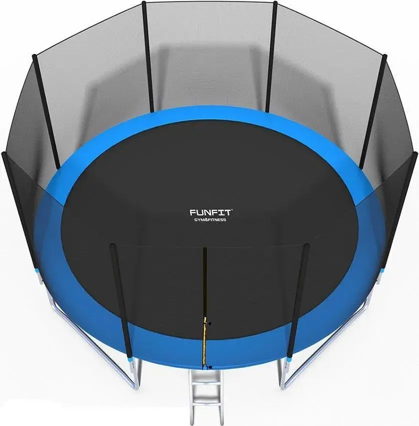 Батут с защитной сеткой FunFit FT 14 843 435cm (Blue/Black) - 10