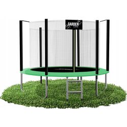Trambulina cu plasa de protectie GardenLine TRA4262 (Black/Green) Thumb