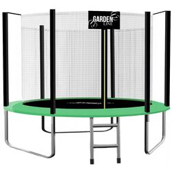 Trambulina cu plasa de protectie GardenLine TRA4279 (Black/Green)