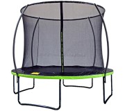 Батут с защитной сеткой GardenLine TRA7628 252cm (Black/Green)