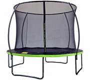 Батут с защитной сеткой GardenLine TRA7635 312 cm (Green/Black)