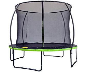 Trambulina cu plasa de protectie GardenLine TRA7635 312 cm (Green/Black)