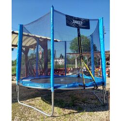 Батут с защитной сеткой GardenLine TRA9863 (Black/Blue) Thumb