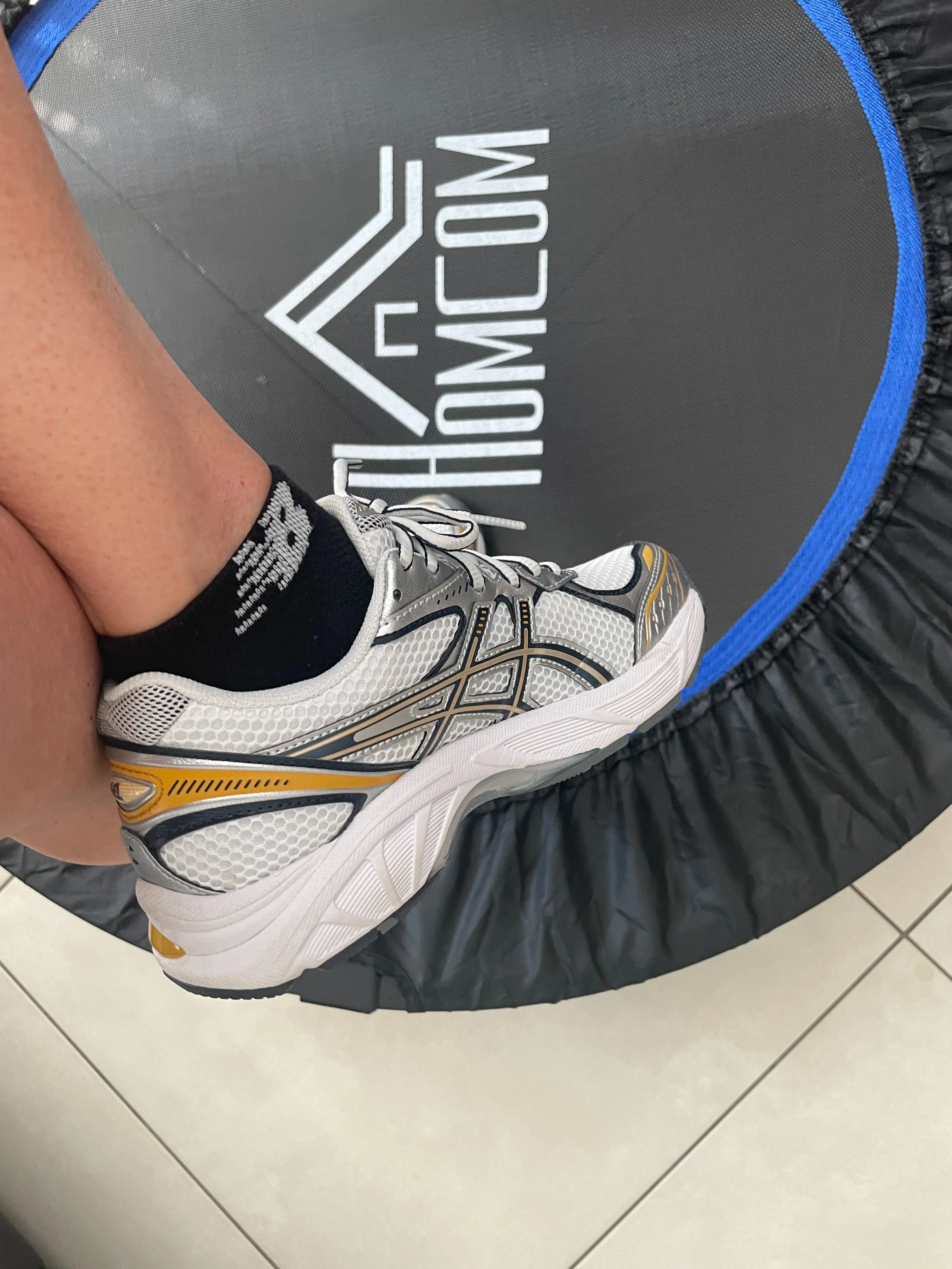 Fitness trambulina HomCom A71-034V00BU 102cm (Black/Blue) - 5