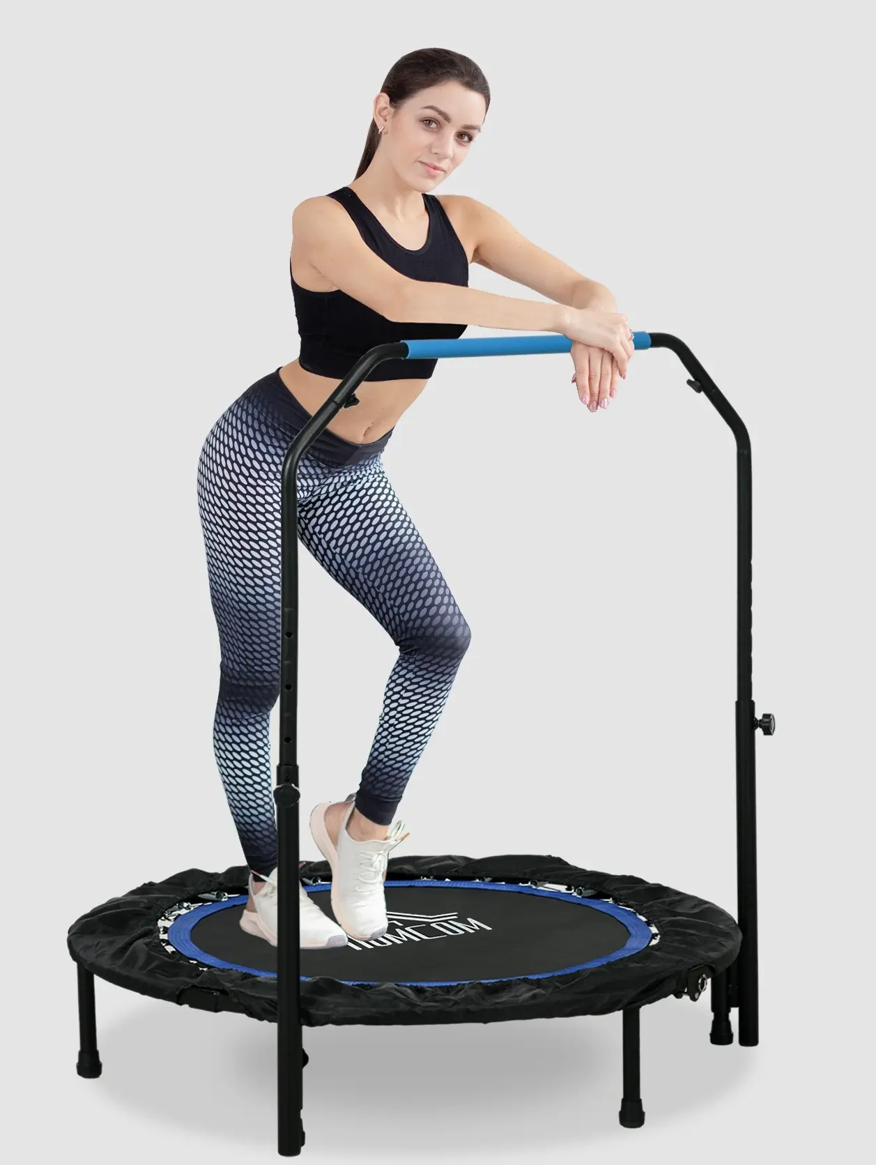 Fitness trambulina HomCom A71-034V00BU 102cm (Black/Blue) - 6