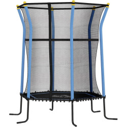 Trambulina cu plasa de protectie Homcom 342-007V02BU 163cm (Blue)