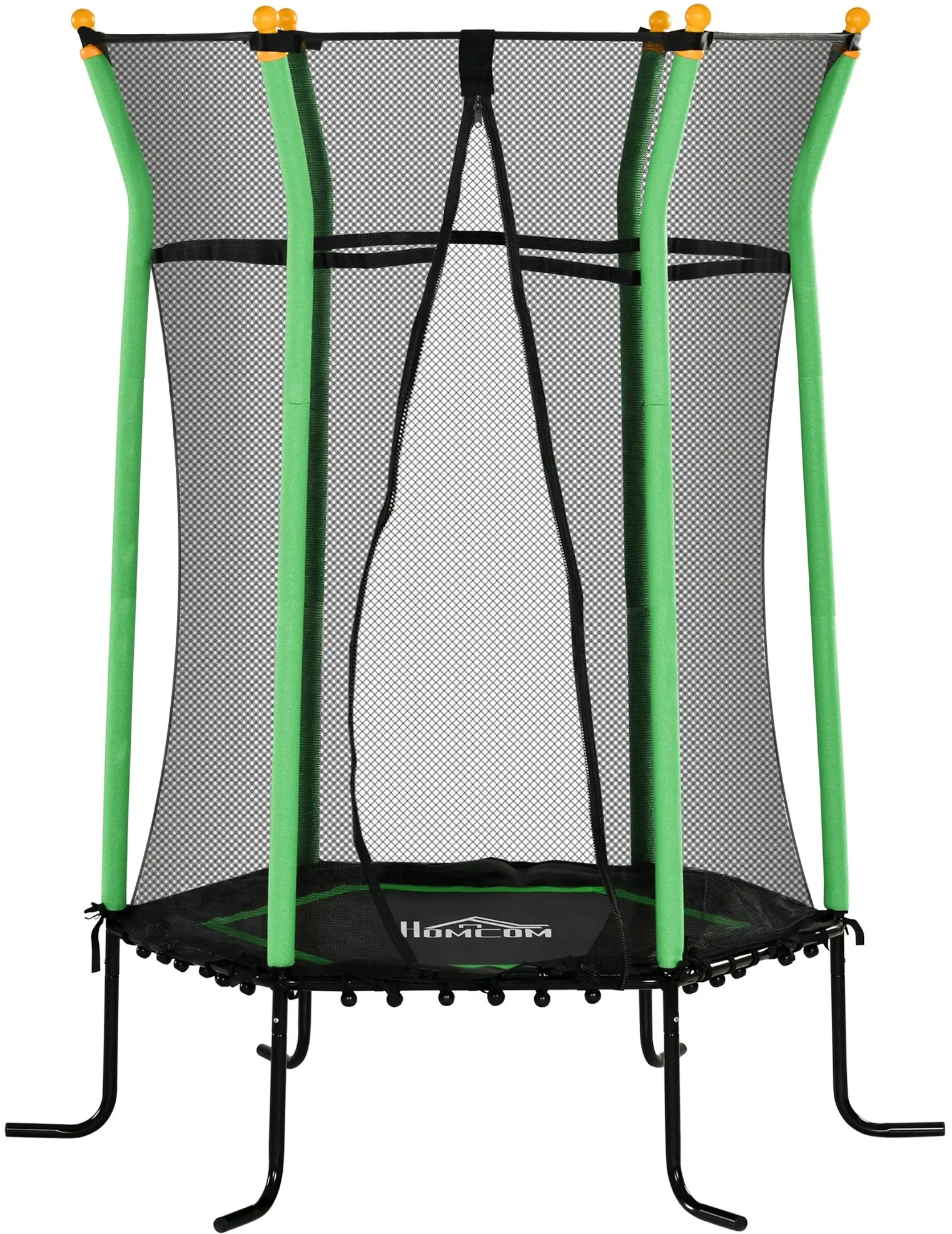 Батут с защитной сеткой Homcom 342-007V02GN 163.5cm (Green) - 2