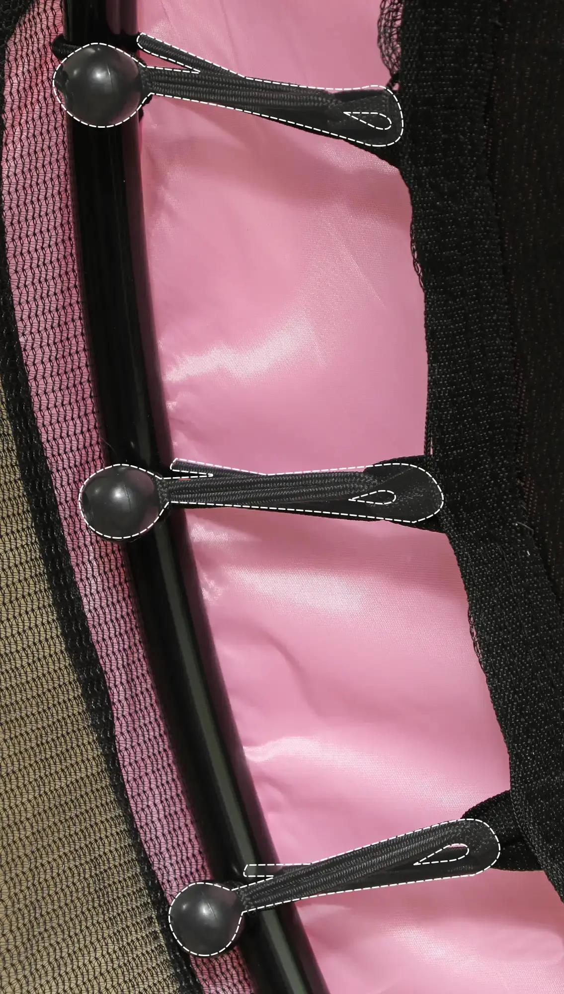 Trambulina cu plasa de protectie Homcom 342-008V02PK (Pink/Black) - 5