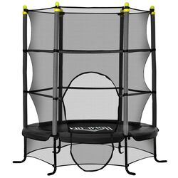 Trambulina cu plasa de protectie Homcom 342-009V01BK 163cm (Black) Thumb