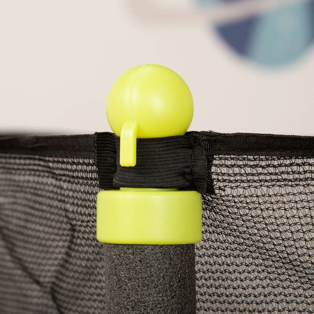 Trambulina cu plasa de protectie Homcom 342-009V01BK 163cm (Black) - 4