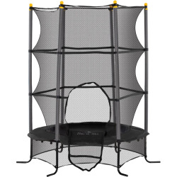 Trambulina cu plasa de protectie Homcom 342-009V02BK 163cm (Black) Thumb