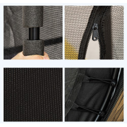 Trambulina cu plasa de protectie Homcom 342-009V02BK 163cm (Black) Thumb
