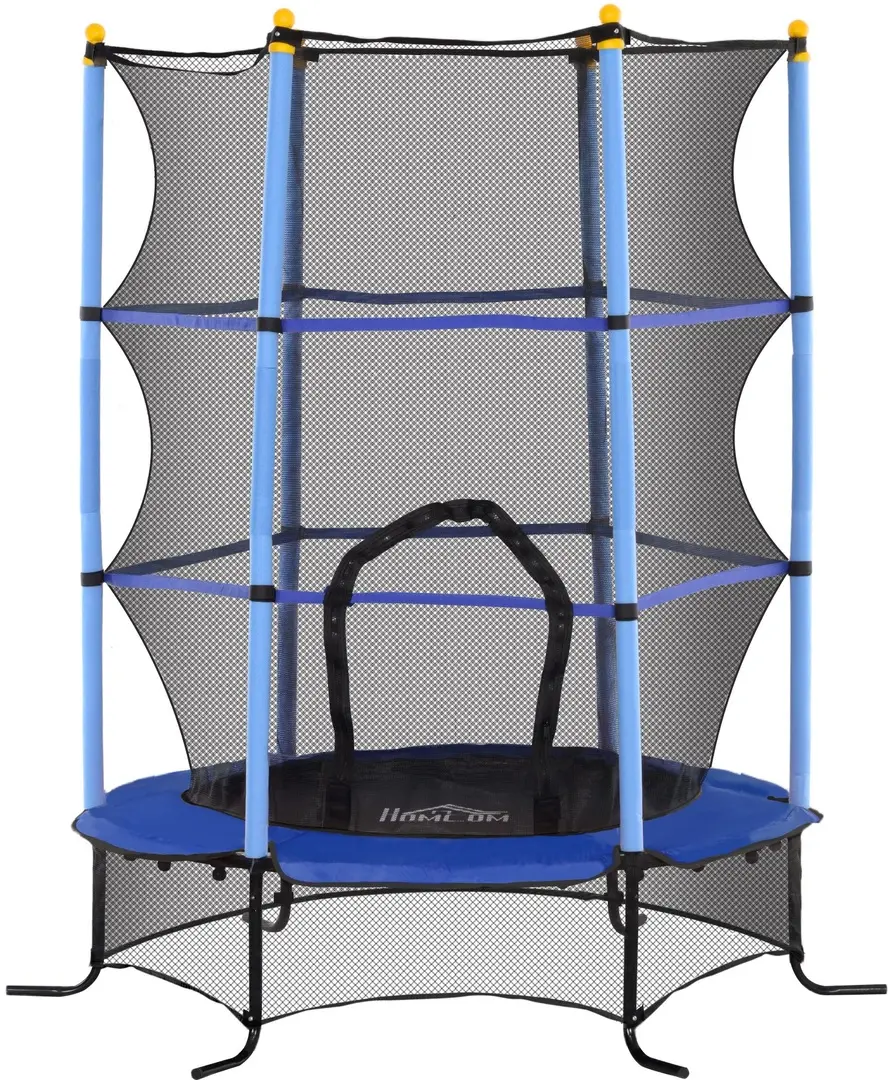 Trambulina cu plasa de protectie Homcom 342-009V02BU 163cm (Blue)