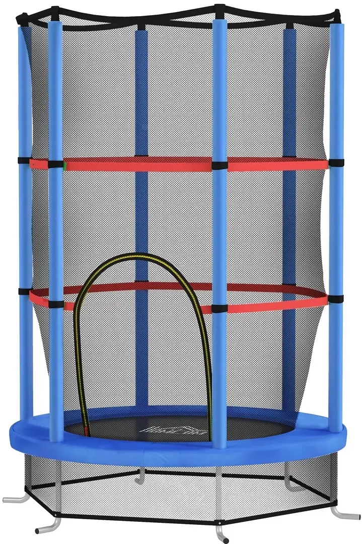 Батут с защитной сеткой Homcom 342-032V01BU 140cm (Blue)