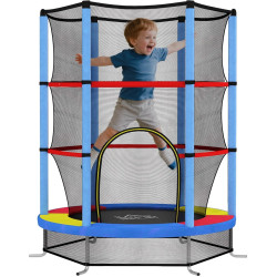 Батут с защитной сеткой Homcom 342-032V01MX 140cm (Multicolore) Thumb