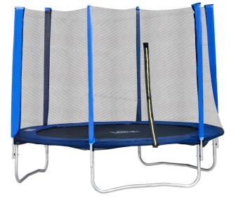 Trambulina cu plasa de protectie Homcom A71-012V01 205cm (Blue/Black)