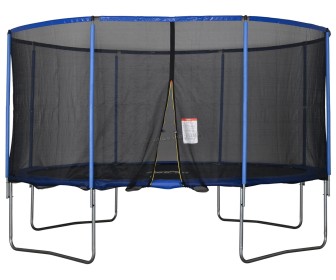 Trambulina cu plasa de protectie Homcom A71-015 426cm (Blue)