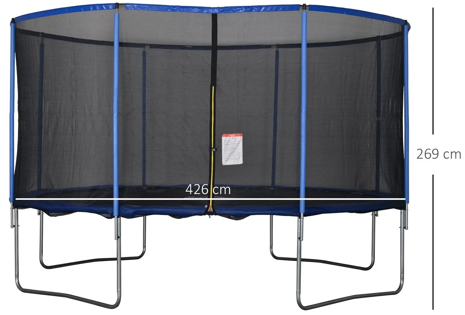 Батут с защитной сеткой Homcom A71-015 426cm (Blue)