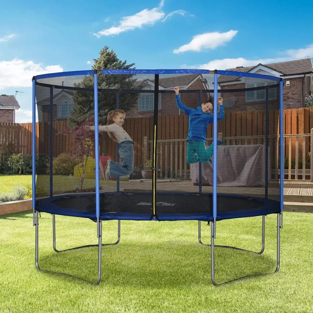 Trambulina cu plasa de protectie Homcom A71-015V01 269cm (Black/Blue) - 5