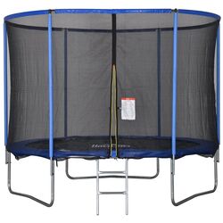 Trambulina cu plasa de protectie Homcom A71-015V03 305cm (Blue)
