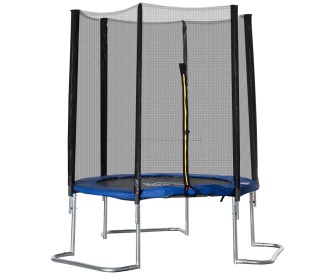 Trambulina cu plasa de protectie Homcom A71-024BU 230cm (Blue/Black)