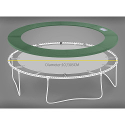 Husa pentru arcuri de trambulina Homcom 120307-022 (Green) Thumb