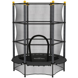 Детский батут с защитной сеткой Homcom 342-008V02BK (Black) Thumb