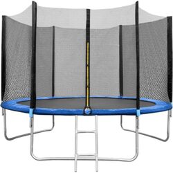 Trambulina cu plasa de protectie In One IO0027 180cm (Blue/Black)
