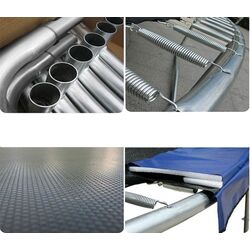 Trambulina cu plasa de protectie In One IO0028 244cm (Blue/Black) Thumb