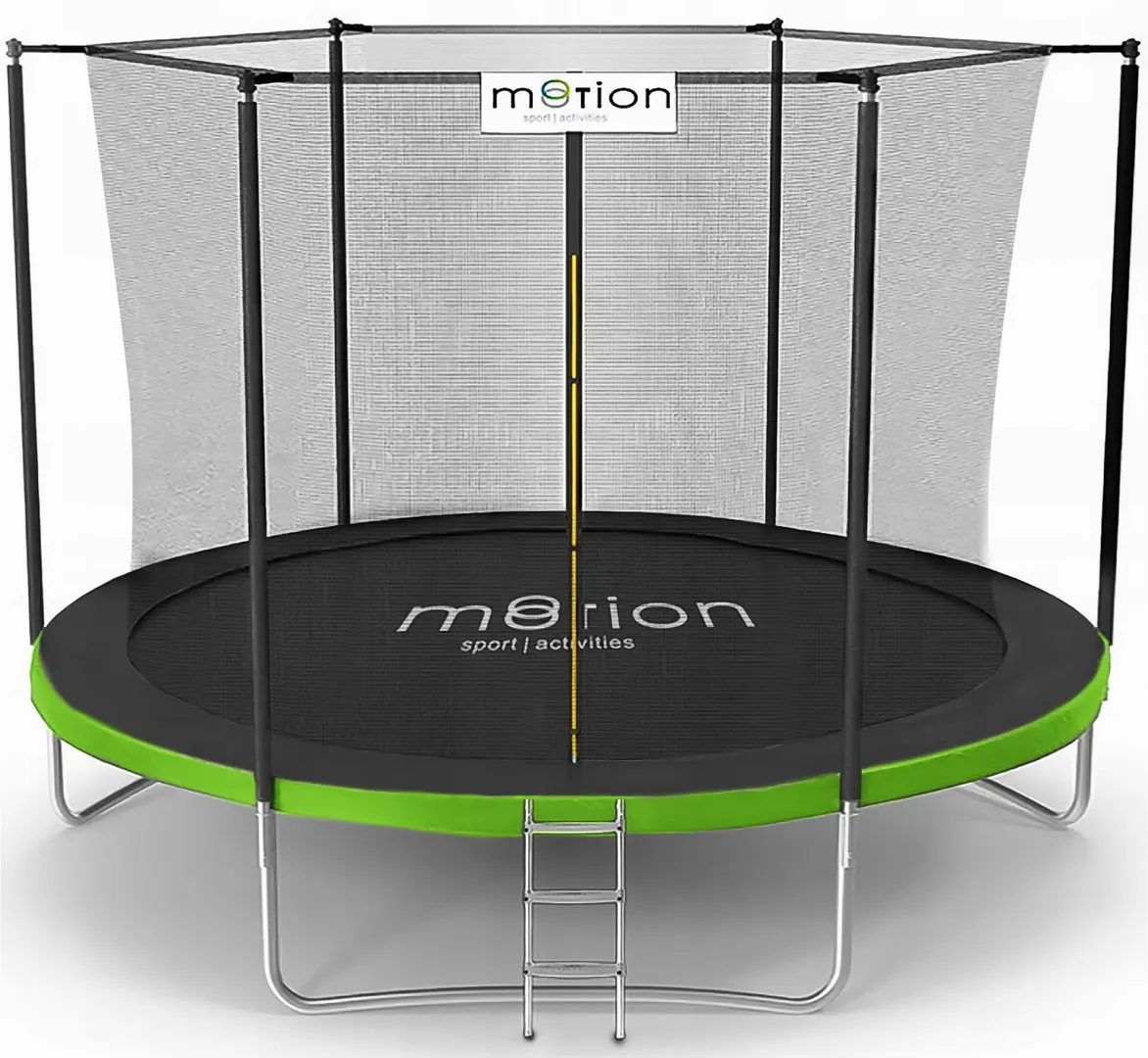 Батут с защитной сеткой Jumi Motion OM-258648 244cm (Black/Green)