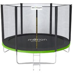 Trambulina cu plasa de protectie Jumi Motion OM-318526 (Black/Green)