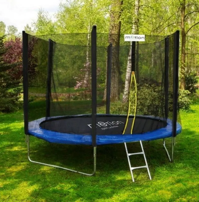 Trambulina cu plasa de protectie Jumi Motion OM-710122 305cm (Blue)
