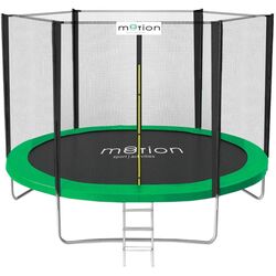 Trambulina cu plasa de protectie Jumi Motion OM-710139 305cm (Black/Green)