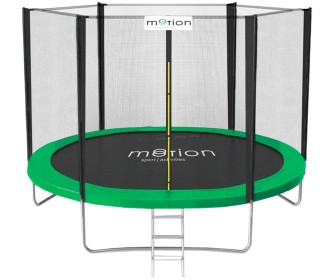 Trambulina cu plasa de protectie Jumi Motion OM-710139 305cm (Black/Green)