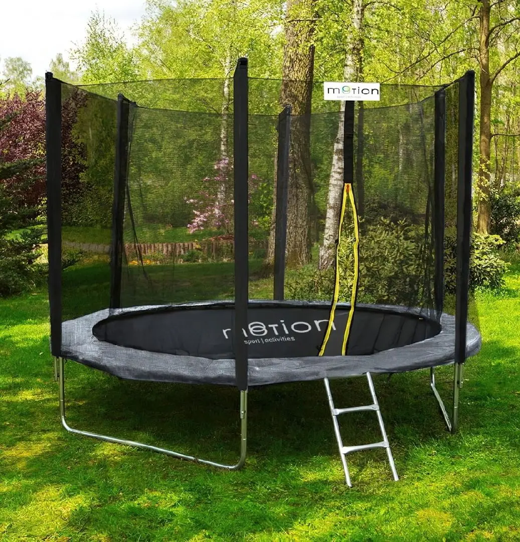 Trambulina cu plasa de protectie Jumi Motion OM-710146 (Gray)