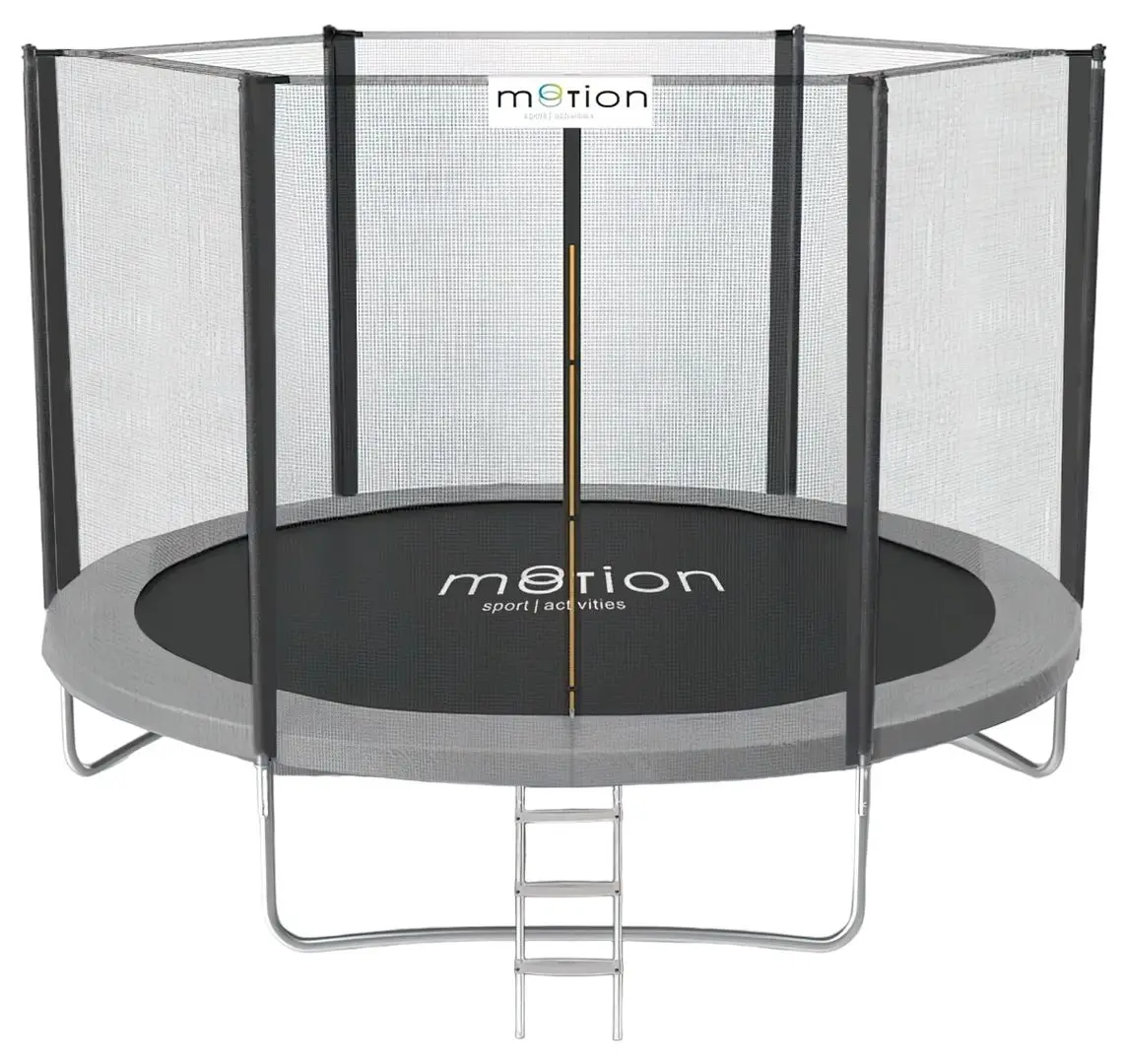 Trambulina cu plasa de protectie Jumi Motion OM-710146 (Gray)