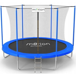 Trambulina cu plasa de protectie Jumi Motion OM-710221 244cm (Black/Blue)