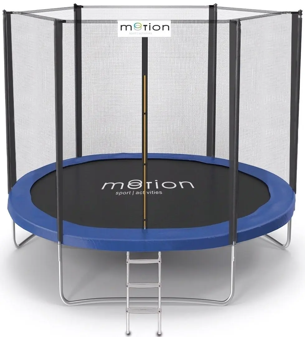 Батут с защитной сеткой Jumi Motion OM-710269 305cm (Black/Blue)