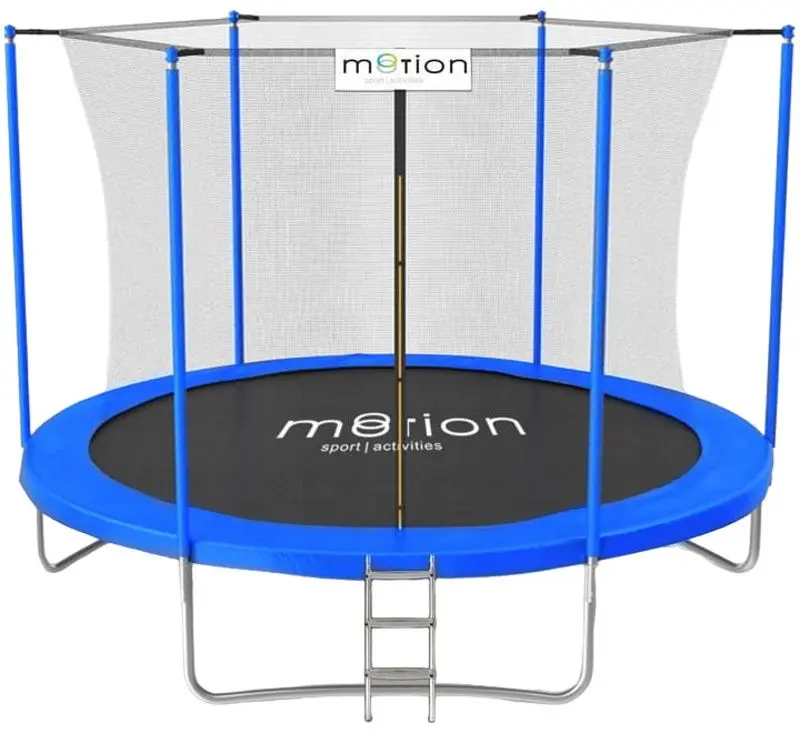 Trambulina cu plasa de protectie Jumi Motion OM-719385 305cm (Black/Blue)