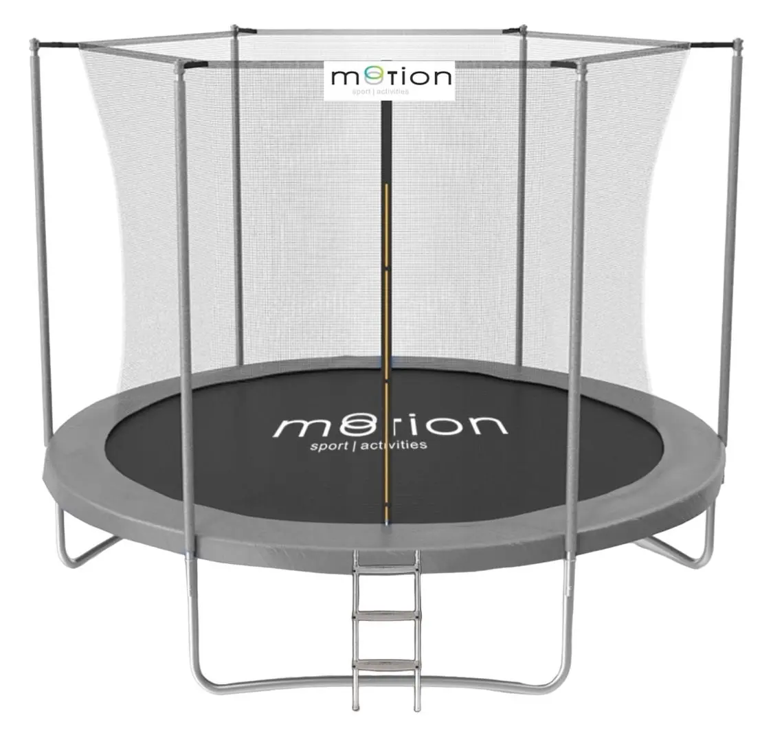 Trambulina cu plasa de protectie Jumi Motion OM-870833 (Gray)