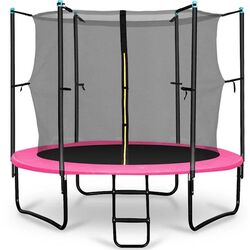 Батут с защитной сеткой Klarfit Rocketgirl 250 (Pink/Black) Thumb