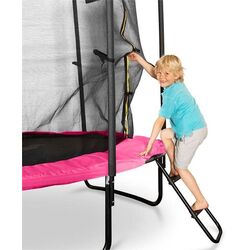 Батут с защитной сеткой Klarfit Rocketgirl 250 (Pink/Black) Thumb