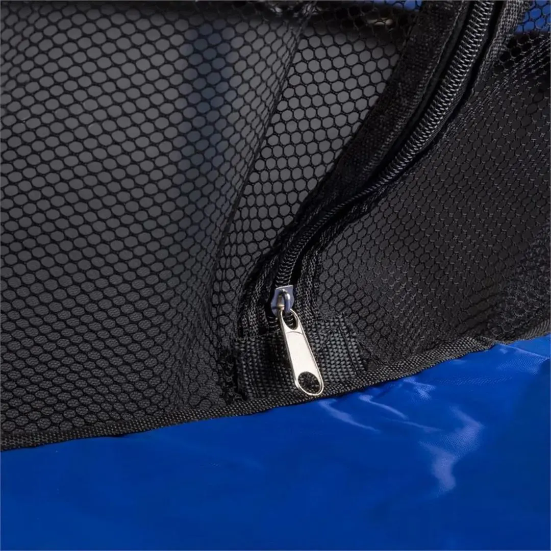 Trambulina cu plasa de protectie Klarfit Rocketkid 140 cm (Blue) - 3