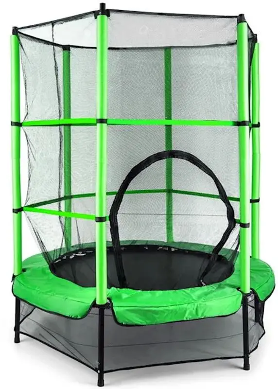 Батут с защитной сеткой Klarfit Rocketkid (Green/Black) - 7