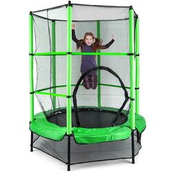 Батут с защитной сеткой Klarfit Rocketkid (Green/Black) Thumb
