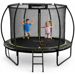 Батут с защитной сеткой Lean Sport 29171 (Black) Thumb