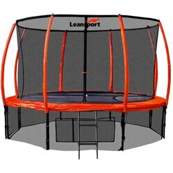 Trambulina cu plasa de protectie Lean Sport Best 244cm (Black/Orange)